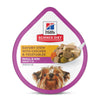 Hill's Adult Small & Mini Alimento Húmedo en Charola perro Adulto Raza Pequeña Pollo y Vegetales 99g 12 piezas