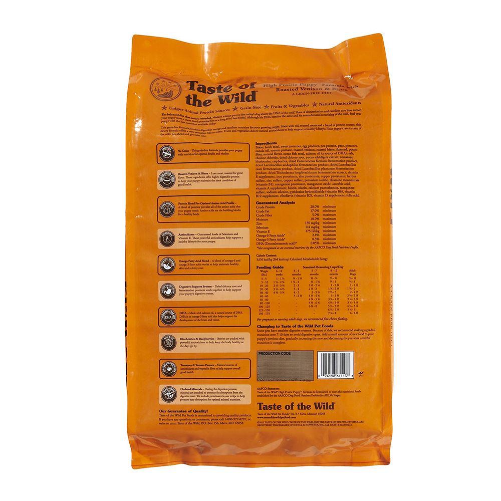Wild high prairie puppy food hotsell