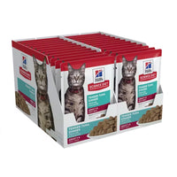 Hill's Science Diet Adult, alimento húmedo en pouch para gato adulto, platillo de atún 79g Caja con 24pz