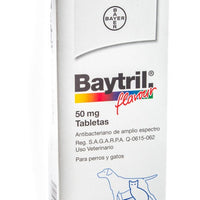 Baytril Elanco Flauvour 50 Mg 30 Tabletas Enroflaxacino