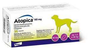 Atopica Veterinaria 50 Mg 30 Tab Tratamiento De Dermatitis