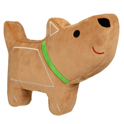 Peluche para Perro goDog Gingerbread con Chew Guard Juguete de Navidad Resistente para Masticar Ideal para Perros