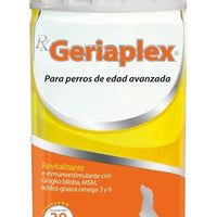 Rx Geriaplex 30 Tabletas Perro Gato Edad Avanzada Antioxidan