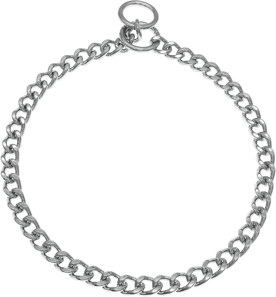 Sprenger Collar de Adiestramiento para Perros de Acero Inoxidable Eslabon Plano 2mm x 45cm de Largo