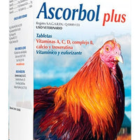 Ascorbol Plus 100 Tabletas Aranda Aves Gallos Alto Registro