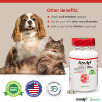 Vetoquinol Azodyl  Suplemento para Apoyar la Salud Renal para Perros y Gatos