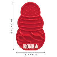 KONG Licks Juguete para perros con Pliegues y ranuras para una distracción divertida y relajante