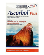 Ascorbol Plus 50 Comprimidos Aranda Aves Gallo Alto Registro