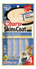 Snack Para Gatos Inaba Churu Skin Coat Atun 56gr (4 Tubos)