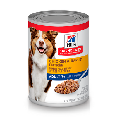Hills Science Diet Alimento Perros Adulto 7+ Lata 369 gr Alimento Humedo