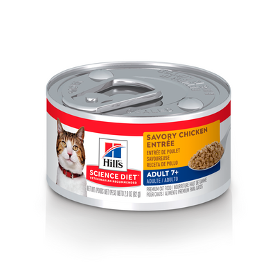 Hill's Science Diet Adult 7+ Alimento Saludable Húmedo en Lata para Gato Senior sabor Pavo 156g