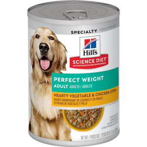 Hill's Science Diet Perfect Weight Alimento Húmedo en Lata Control de Peso perro Adulto 354gr