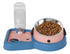 Comedero Para Perros Y Gatos 3 En 1 Diseño Reloj 500 Ml