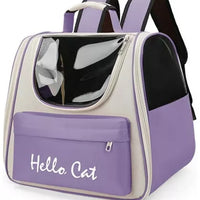 Mochila Transportadora De Viaje Para Gatos 37 * 25 *34 Cm
