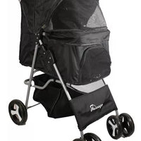 Carriola Grande Plegable 4 Ruedas Para Perros Y Gatos