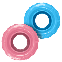 KONG Puppy Tire: Juguete de caucho para perros cachorros que estimulan la masticación y reducen el estrés