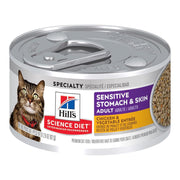 Hill's SD Lata Sensitive Skin & Stomach Alimento Húmedo para Gato Adulto con Piel y Estómago Sensibles 82gr