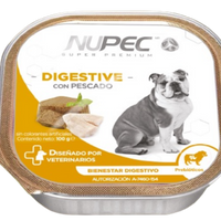 Nupec Caja con 4 piezas Alimento Húmedo para Perro y Digestive 100 Gr