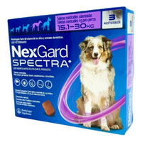 Antipulgas Nexgard 3 Tabletas masticables Para Perros Protección Rápida y Efectiva