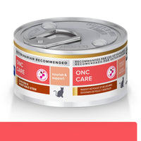 Hill's Prescription Diet ONC Felino Lata con 82 gr de Alimento Húmedo para Gatos con Cáncer Nutrición Clínica para una Vida Plena y Saludable