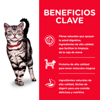 Hill's Science Diet Adult Indoor, Alimento Seco Saludable para Gato Adulto de Interiores