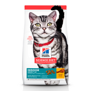 Hill's Science Diet Adult Indoor, Alimento Seco Saludable para Gato Adulto de Interiores
