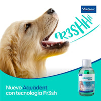 Virbac Aquadent 250 ml Solucion Higiene Oral Perros Gatos Mal Aliento