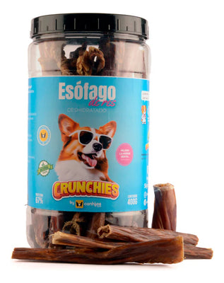 Snack Deshidratado P Perros Esofago De Res 400gr - Crunchies