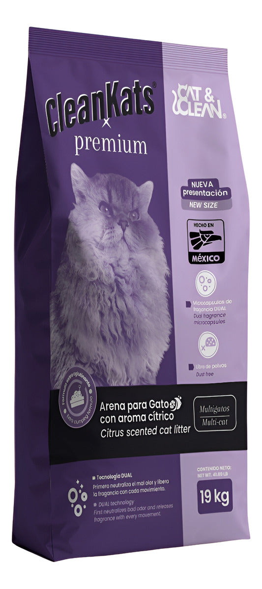 Arena Gato Cleankats Premium 19kg Ultra Absorbente Control