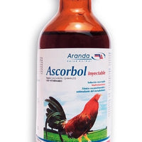 Ascorbol Inyectable 50ml Aranda Estimulante Metabolico Aves