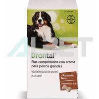 Drontal Perro 35 Kg 24 Tabletas Desparasitante Nematicida Elanco