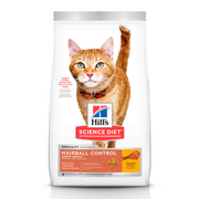 Hill's Science Diet Hairball Control Light Alimento Bajo en Calorías para Gato Adulto Control Bolas de Pelo 3.2Kg