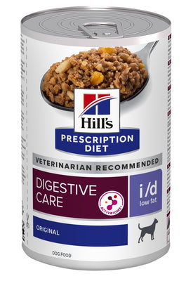 Hills Science Diet Alimento Perro i/d Low Fat Lata 370 gr Baja Grasa Gastrointestinal id