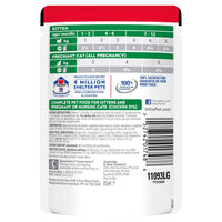 Hill's Science Diet Kitten, alimento saludable húmedo en Sobre para gatito, platillo de pollo 79g Caja con 24 piezas