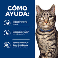 Hills Science Diet Alimento Gatos Metabolic Control de Peso Croquetas Pienso