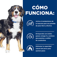 Hills Science Diet Alimento Perros Metabolic + Mobility Control Peso Artritis