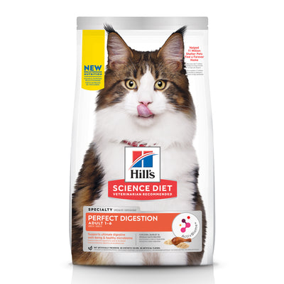 Hills Science Diet Perfect Digestion Alimento Seco de Cuidado Digestivo para Gato Adulto