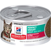 Hill's Science Diet Lata Perfect Weight Alimento Húmedo para el Control de Peso en Gato Adulto 82gr