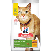 Hill's Science Diet Senior Vitality Alimento Saludable para Gato Senior sabor Pollo 1.4Kg