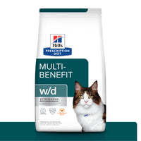 Hills Science Diet Alimento Gatos w/d 3.9 kg Prevención Obesidad Croquetas Pienso