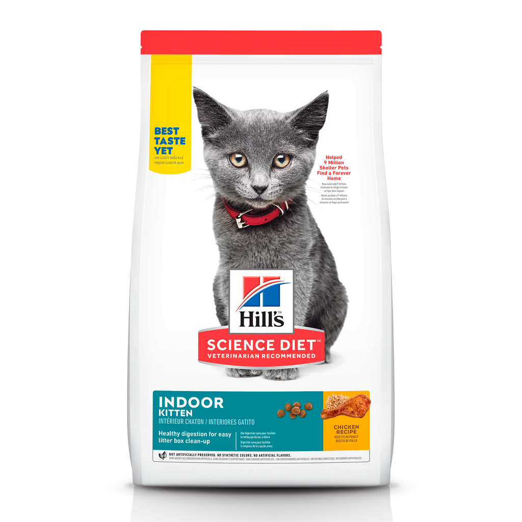 Hills Science Diet Alimento Gatos Kitten Indoor Feline Croquetas Pienso