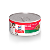 Hills Science Diet Kitten Alimento Gatos Original Lata 156 gr Alimento Humedo