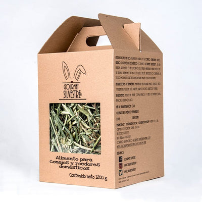 Heno de Alfalfa Gourmet Silvestre Pequeñas Especies Conejo Cuyo 1.2 kg