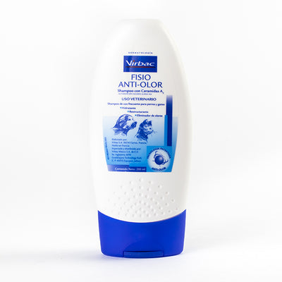 Virbac Fisio Anti Olor Shampoo 200 ml Ceramidas Acidos Grasos Hidratante Restaurador