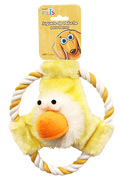 FancyPets Juguete Perros Frisbee Cuerda Peluche