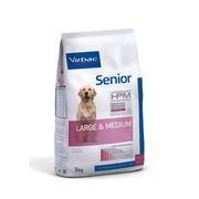 Virbac Alimento Perros Senior Large Medium 12 kg Adulto Mayor Raza Grande Mediana Croqueta