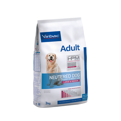 Virbac Alimento Perros Adult Neutered Large Medium 12 kg Esterilizado Raza Grande Mediana