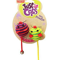 Hartz Juguete para Gato Bell Mouse, Colores Surtidos