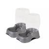 Petmate Comedero Dispensador Doble Plato Bebedero Perro Gato