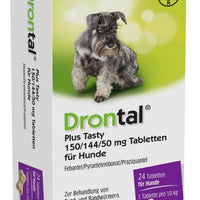Drontal Perro 10 Kg 24 Tabletas Desparasitante Nematicida Elanco